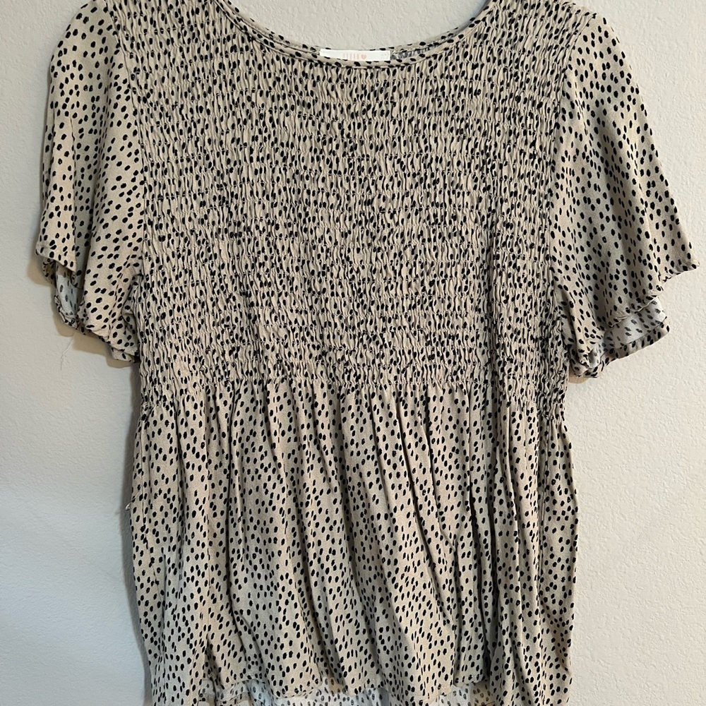 Spotted blouse